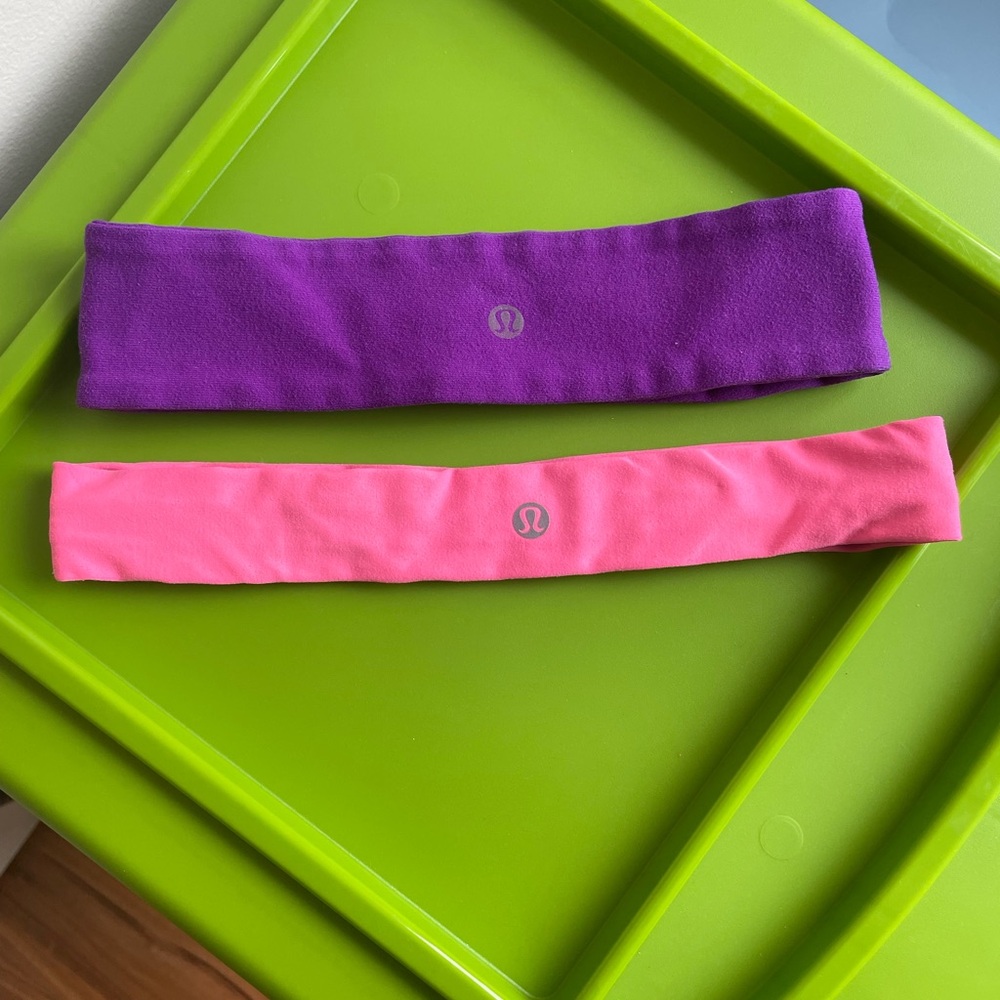 lululemon athletica Purple and Pink Headbands